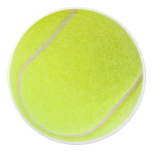 Customisable Tennis Ball Ceramic Knob