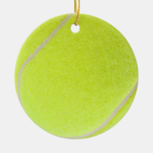 Customisable Tennis Ball Ceramic Ornament