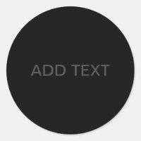 Customisable Text | Bold Modern Black & Dark Grey