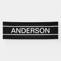 Customisable Text | Bold Modern Black & White