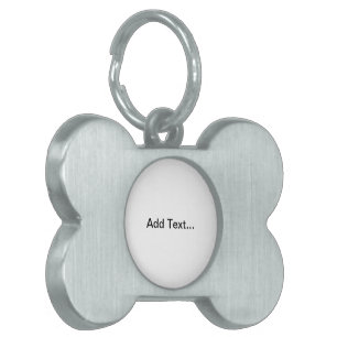 Customisable Text, Bone Shaped Pet Tag
