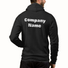 Customisable Text, Business Name Fleece Zip Jogger