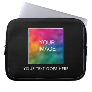 Customisable Text Image Design Colour Template Laptop Sleeve
