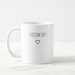 Customisable Text Mug with Your Words Gift Christm