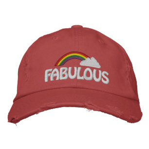 Customisable Text Rainbow Cap