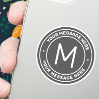 Customisable Text Template | Grey