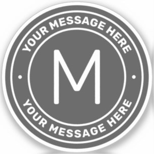 Customisable Text Template   Grey