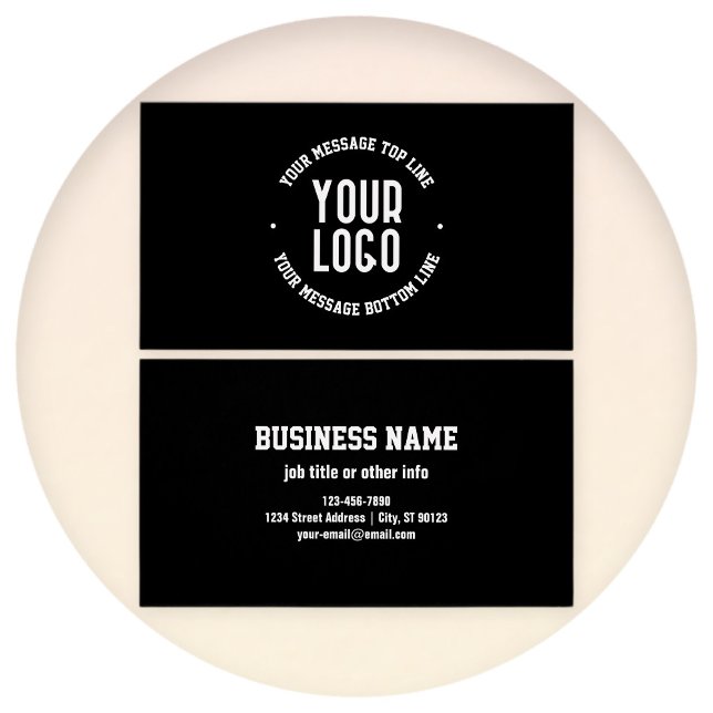 Customisable Text & Your Uploaded Logo or Image   (Creator Uploaded)