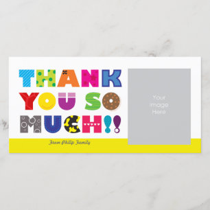 Customisable Thank You