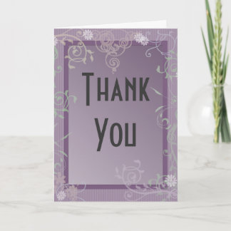 Customisable "Thank You" Card