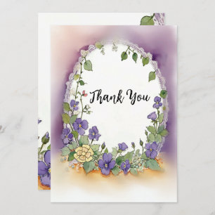 Customisable Thank You Card