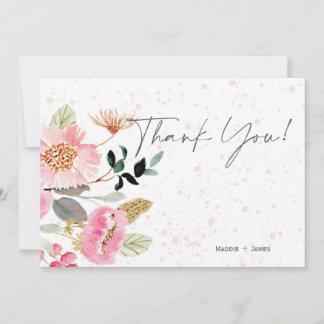Customisable Thank You card style #1570C