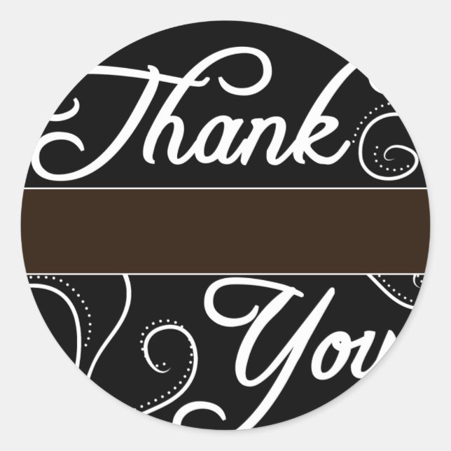 Customisable Thank You Stickers (Front)