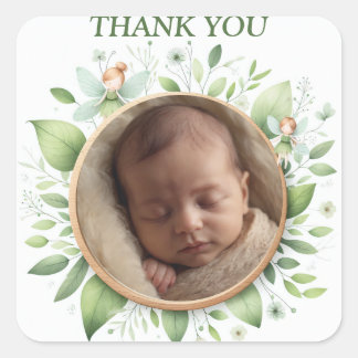 Customisable "Thank You" Stickers with Fairy Frame