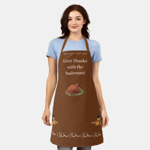 Customisable Thanksgiving  Apron