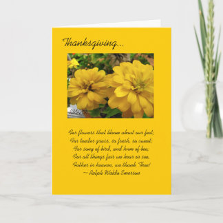 Customisable Thanksgiving Card