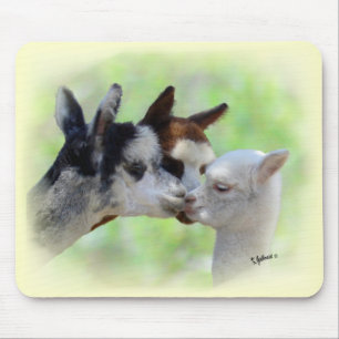 Customisable Three Alpacas Mousepad