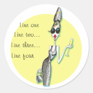 Customisable Tiffanee sticker