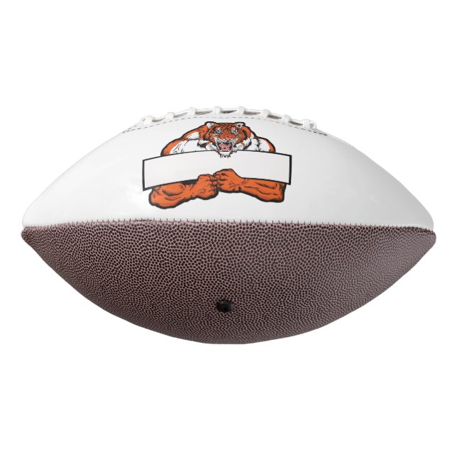 Customisable Tiger Sports Logo Football (Rotated 270)