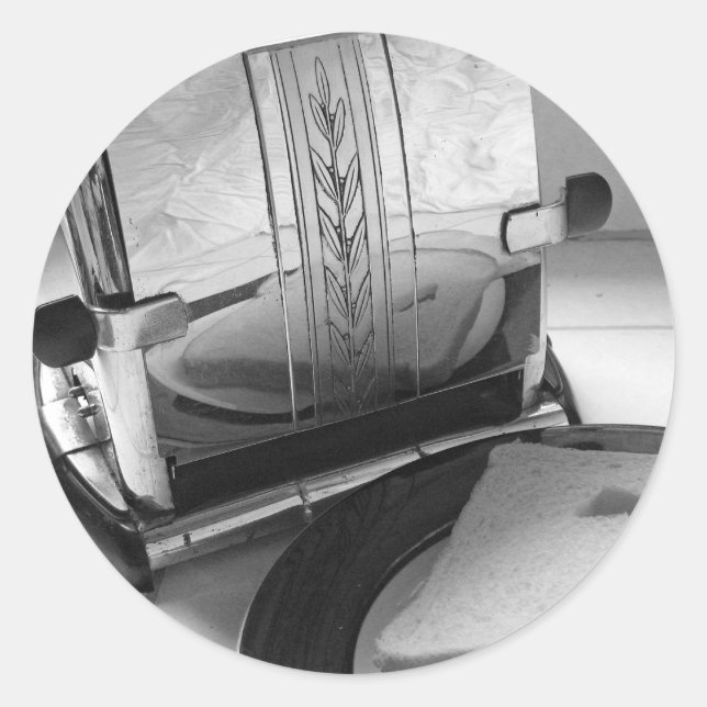 Customisable Toaster Kitchen Art Stickers (Front)