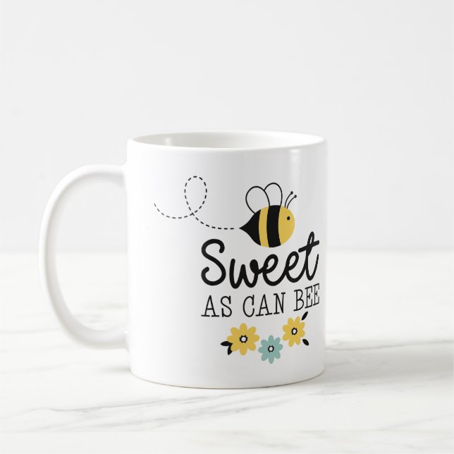 Customisable Toddler Sweet As Can Bee Coffee Mug (Left)