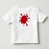 Customisable Tomato Red Paint Splash Tee