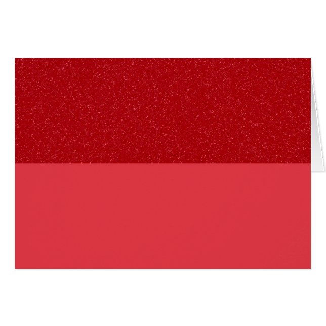 Customisable Tomato Red Spark Split Card (Front Horizontal)