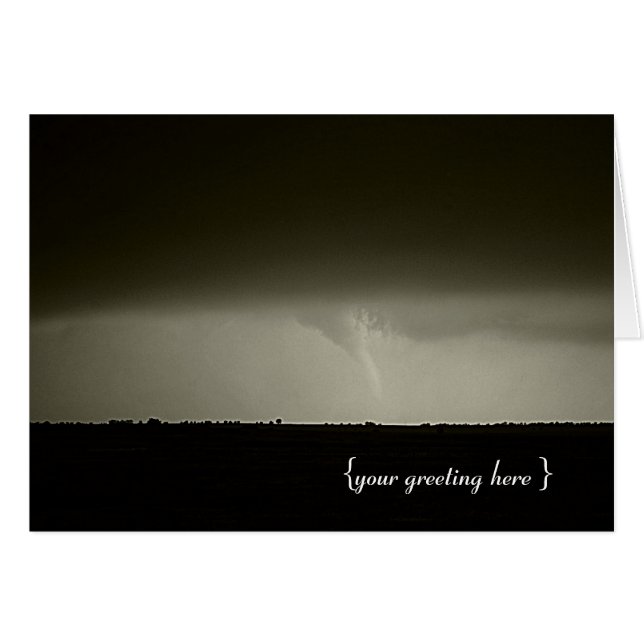 Customisable Tornado Card (Front Horizontal)