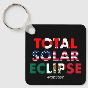 Customisable Total Solar Eclipse Key Ring