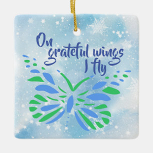 Customisable Transplant Recipient Ceramic Ornament