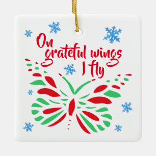 Customisable Transplant Recipient Ceramic Ornament