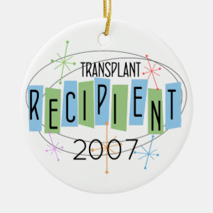 Customisable Transplant Recipient Ceramic Ornament
