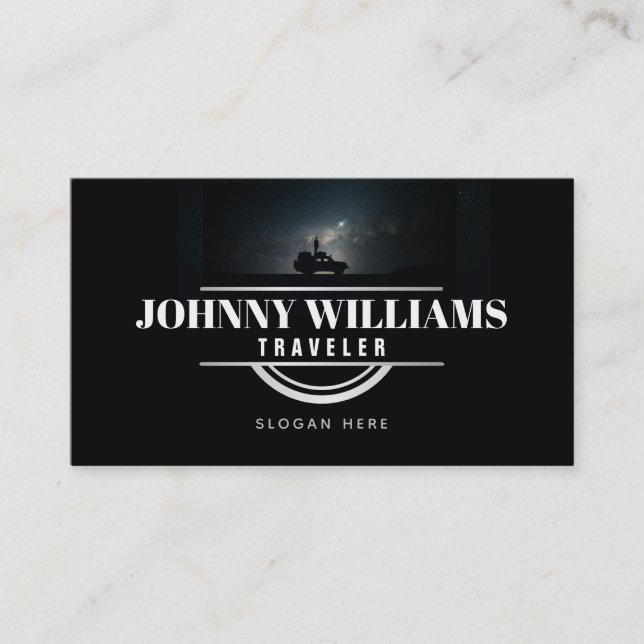 Customisable Traveller Business Cards (Front)