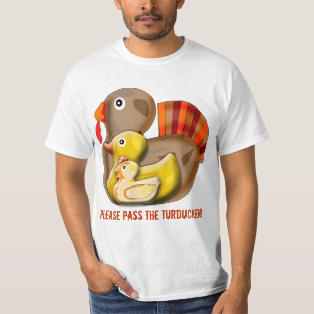 Customisable Turducken Design T-Shirt (Front)