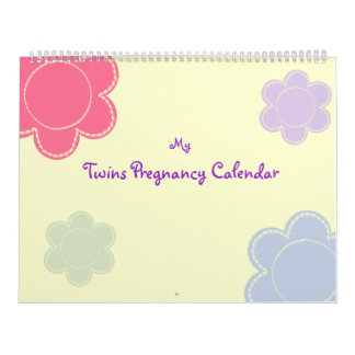 Customisable Twins pregnancy calendar