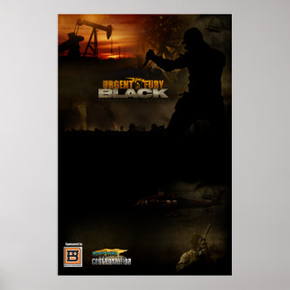 Customisable UF Black Poster