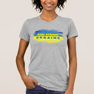Customisable Ukraine blue yellow flag T-Shirt