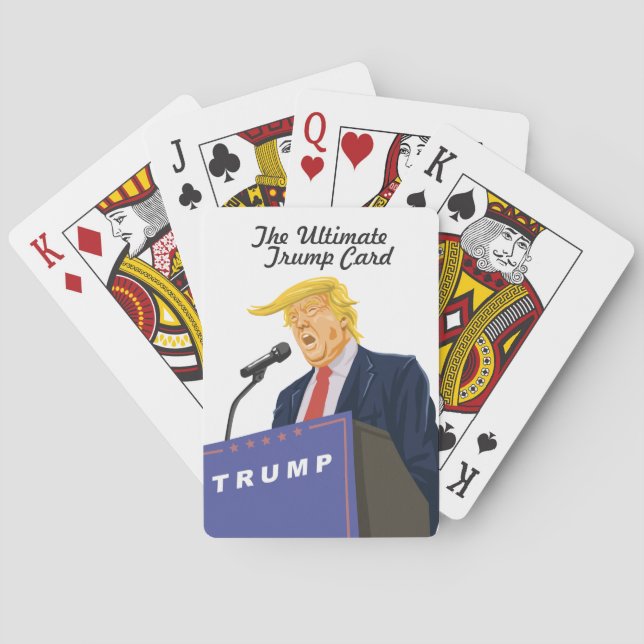 Customisable Ultimate Trump Card President Trump (Back)