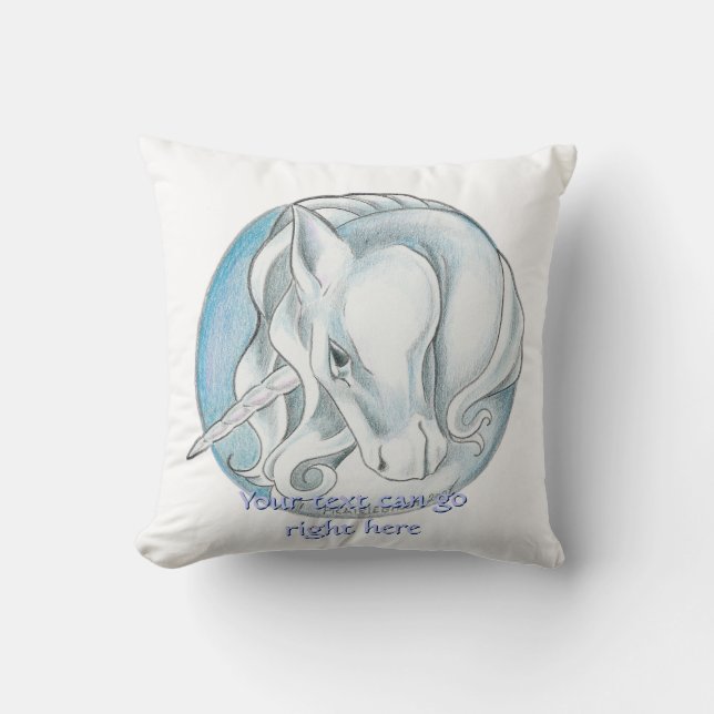 Customisable Unicorn Pillow (Front)