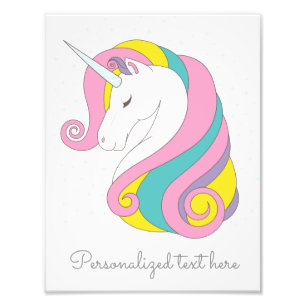 Customisable Unicorn Print