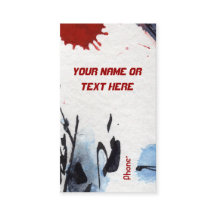 Customisable Unusual Modern ABstract Business card