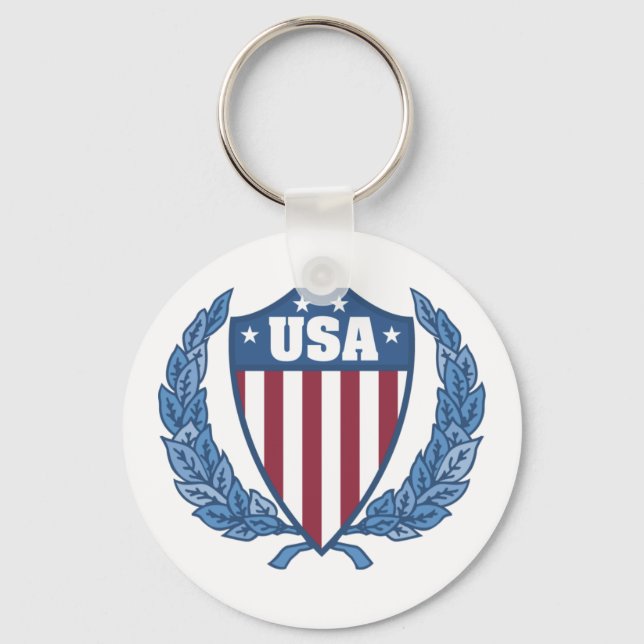 Customisable USA Emblem Keychains (Front)