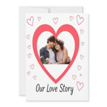 Customisable Valentine’s Day Card – Our Love Story