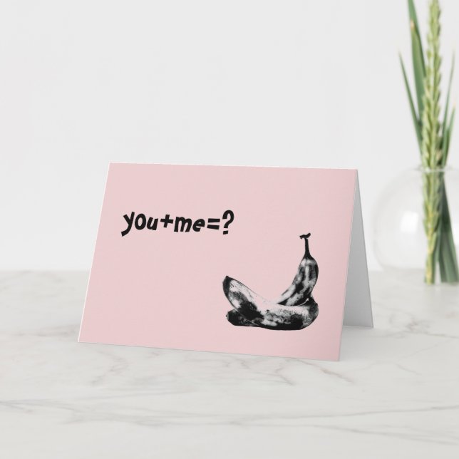 Customisable Valentines Day Card Arty Funny Unique (Front)