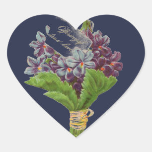 Customisable Valentine's Day VIOLET Sticker