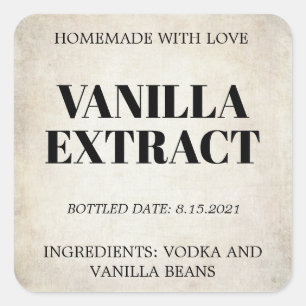 Customisable Vanilla Extract Label AF_01sqBK