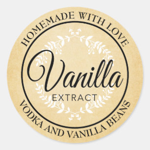 Customisable Vanilla Extract Labels VE025_04rd