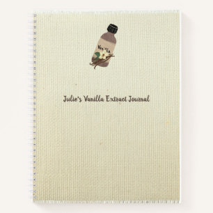 Customisable Vanilla Extract Maker Journal