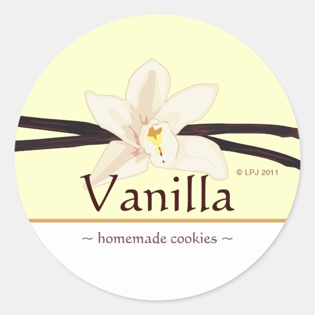 Customisable Vanilla Stickers (Front)