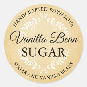 Customisable Vanilla Sugar labels VS001rd